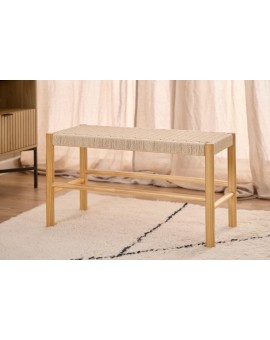ŁAWKA WIKLINOWA ALVIN 35X80CM SOSNA