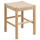 TABORET WIKLINOWY ALVIN 35X35CM SOSNA