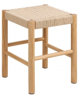 TABORET WIKLINOWY ALVIN 35X35CM SOSNA