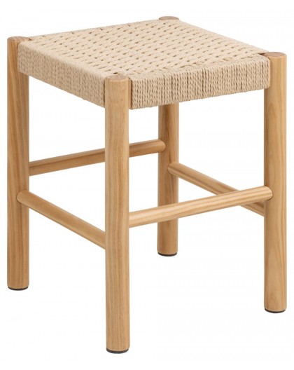 TABORET WIKLINOWY ALVIN 35X35CM SOSNA