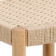 TABORET WIKLINOWY ALVIN 35X35CM SOSNA