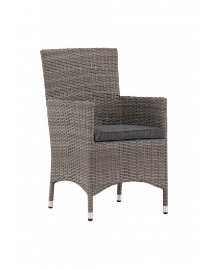 KRZESŁO OGRODOWE MALIN SZARE