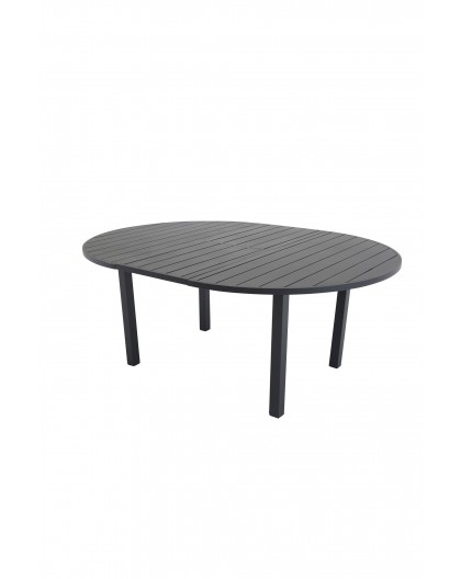 STÓŁ OGRODOWY MARBELLA 140CM CZARNY
