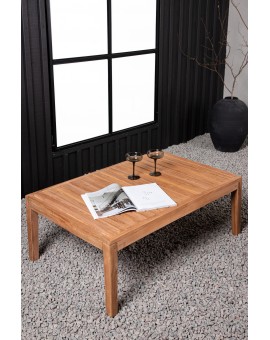 STOLIK OGRODOWY AMLAN 110X70CM TEAK