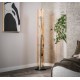 LAMPA PODŁOGOWA SEVDA 153 CM SZKŁO BURSZTYNOWE