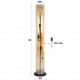 LAMPA PODŁOGOWA SEVDA 153 CM SZKŁO BURSZTYNOWE