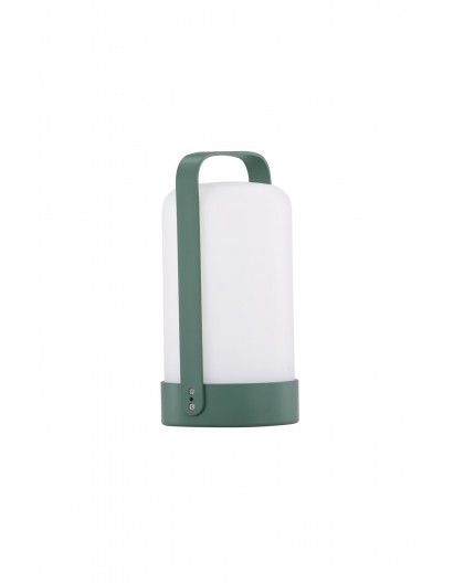 LAMPA OGRODOWA STOŁOWA FERN CIEMNOZIELONA