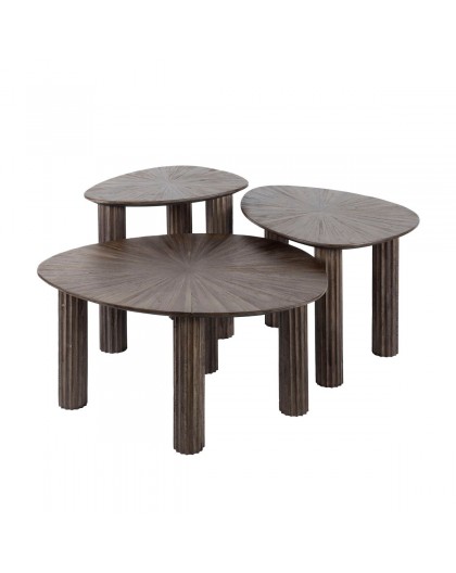 ZESTAW STOLIKÓW KAWOWYCH II ARDA TEAK - 2SZT.