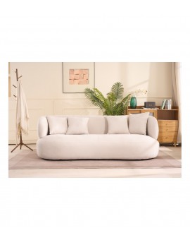 SOFA 3-OSOBOWA NEW YORK BOUCLE BEŻOWA
