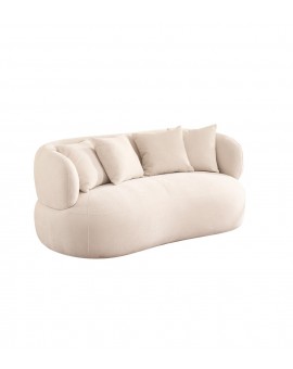 SOFA 2-OSOBOWA NEW YORK BOUCLE BEŻOWA