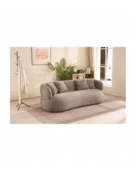 SOFA 3-OSOBOWA NEW YORK BOUCLE BRĄZOWA