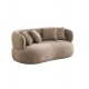 SOFA 2-OSOBOWA NEW YORK BOUCLE BRĄZOWA