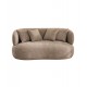 SOFA 2-OSOBOWA NEW YORK BOUCLE BRĄZOWA