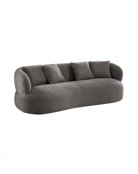 SOFA 3-OSOBOWA NEW YORK BOUCLE SZARA