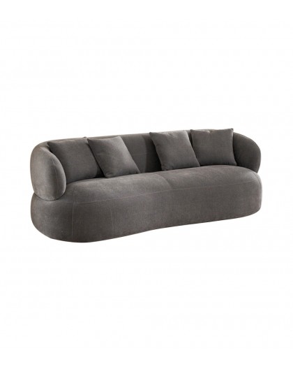 SOFA 3-OSOBOWA NEW YORK BOUCLE SZARA