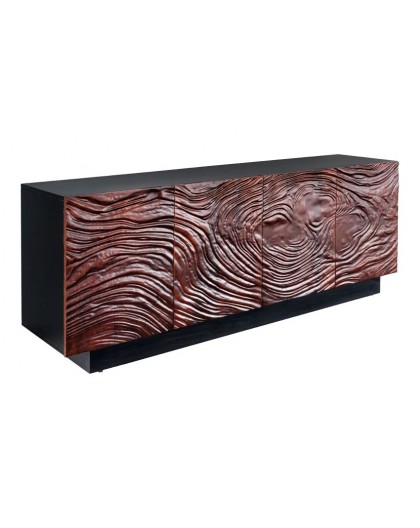 KOMODA FLUID 175X40 CM CIEMNA AKACJA