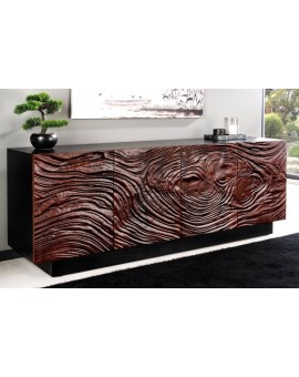 KOMODA FLUID 175X40 CM CIEMNA AKACJA