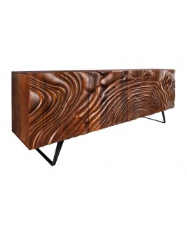 KOMODA FLUID II 175X40 CM CIEMNA AKACJA