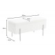ŁAWKA LOFT 100X35 CM BOUCLE BIAŁY