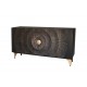 KOMODA GOLDEN SUNSET 140X38 CM MANGO CZARNA