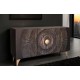 KOMODA GOLDEN SUNSET 140X38 CM MANGO CZARNA