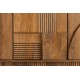 KOMODA ART DECO 170X38 CM MANGO BRĄZOWE