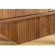KOMODA ART DECO 170X38 CM MANGO BRĄZOWE
