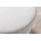 PUF VOQUE 41 CM BOUCLE BIAŁA