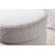 PUF VOQUE 41 CM BOUCLE BIAŁA
