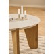 STOLIK KAWOWY DOCKLAND 80 CM TRAWERTYN
