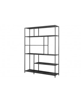 REGAŁ SLIM LINE 135X35 CM CZARNY