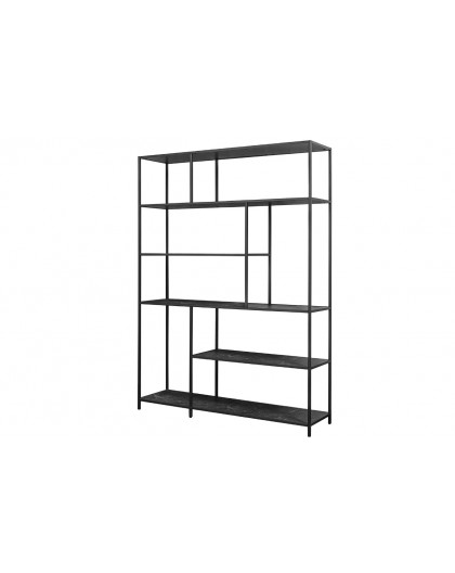 REGAŁ SLIM LINE 135X35 CM CZARNY