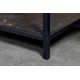 REGAŁ SLIM LINE 135X35 CM CZARNY