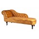 LEŻANKA CHESTERFIELD 170 CM MUSZTARDOWY WELUR