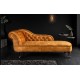 LEŻANKA CHESTERFIELD 170 CM MUSZTARDOWY WELUR