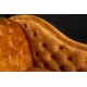 LEŻANKA CHESTERFIELD 170 CM MUSZTARDOWY WELUR