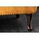 LEŻANKA CHESTERFIELD 170 CM MUSZTARDOWY WELUR