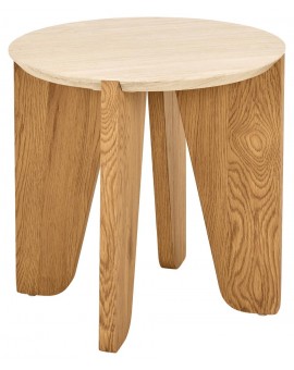 STOLIK KAWOWY DOCKLAND 50 CM TRAWERTYN