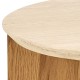 STOLIK KAWOWY DOCKLAND 50 CM TRAWERTYN