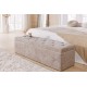 ŁAWKA EXTRAWAGANCJA 140X40 CM BOUCLE BEŻOWY