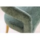 KRZESŁO BOUTIQUE BOUCLE ZIELONE