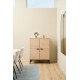 KOMODA KENSINGTON 91X40 CM DĄB BIELONY
