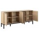 KOMODA KENSINGTON 180X40 CM DĄB BIELONY
