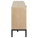 KOMODA KENSINGTON 180X40 CM DĄB BIELONY