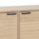 KOMODA KENSINGTON 180X40 CM DĄB BIELONY