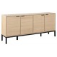 KOMODA KENSINGTON 180X40 CM DĄB BIELONY