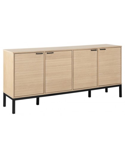 KOMODA KENSINGTON 180X40 CM DĄB BIELONY