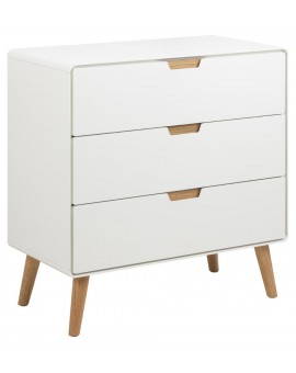 KOMODA LOWELL 80X40 CM BIAŁA