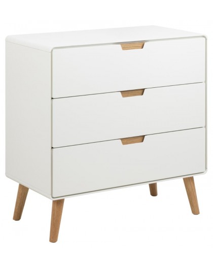 KOMODA LOWELL 80X40 CM BIAŁA