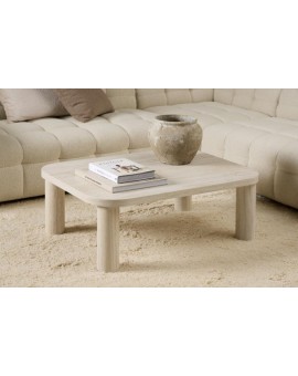 STOLIK KAWOWY SOLANO 100X75 CM TRAWERTYN